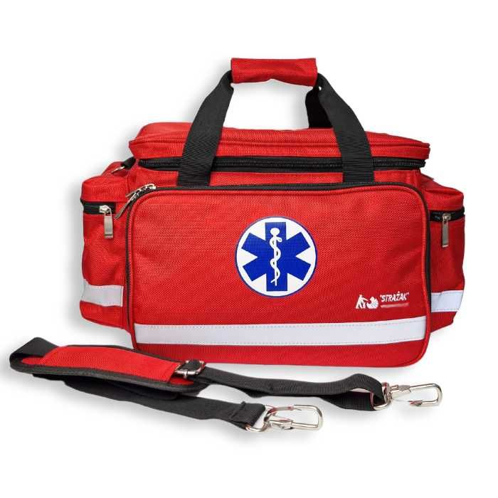 Torba dla ratownika z pełnym wyposażeniem wg normy DIN 13164 Plus