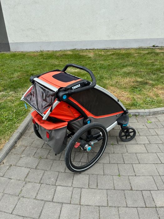 Przyczepka rowerowa thule chariot cross 1osobowa z zestawem do biegania