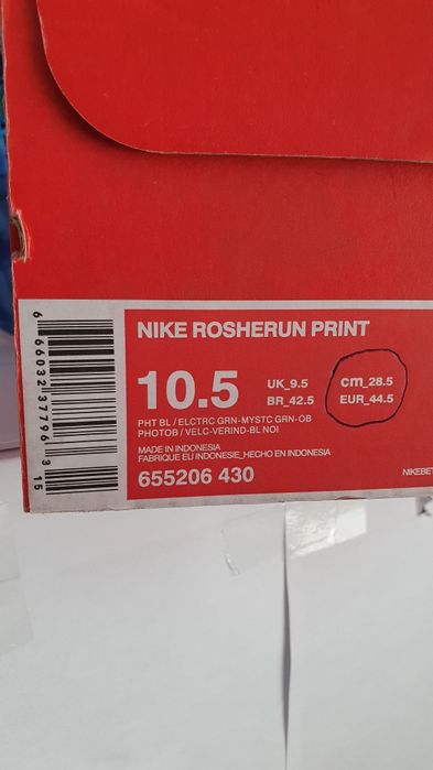 Buty męskie sportowe Nike Rosherun rozmiar 44.5