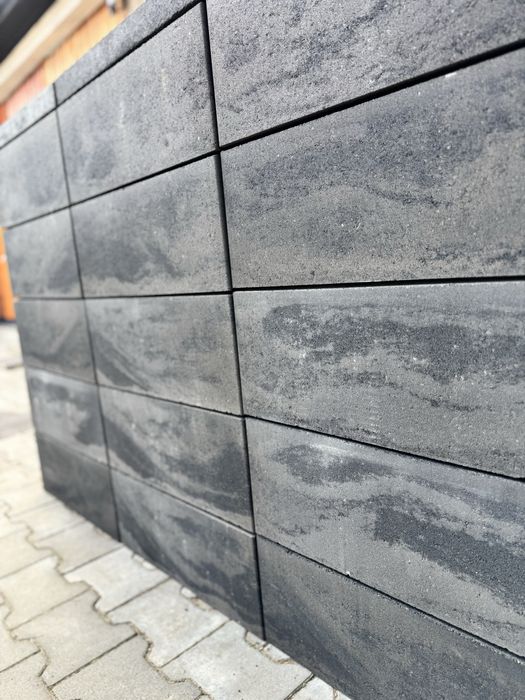 CZARNY ONYKS 500x200x200 promocja ! pustak ogrodzeniowy