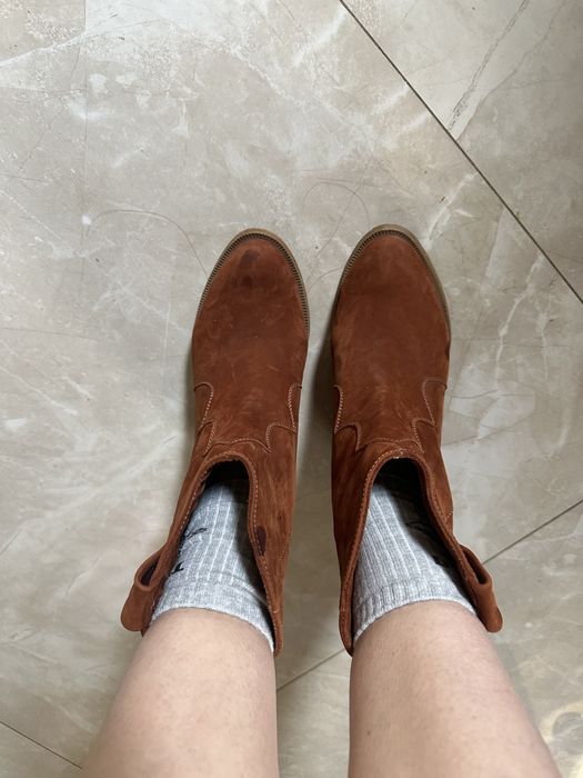 Черевики козаки/ботильони руді