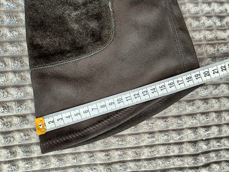 Жіночі замшеві чоботи, високі. 38-й розмір