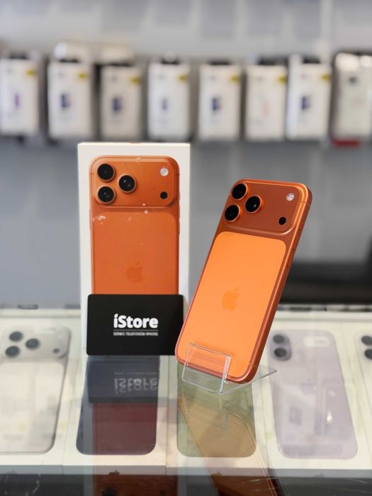iPhone 17 PRO • 256 GB • Cosmic Orange • 95% bateria • GWARANCJA • raty