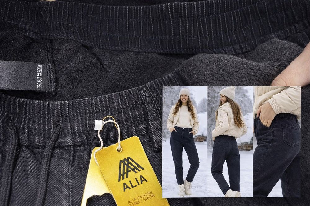 Джинси утеплені з хутром жіночі