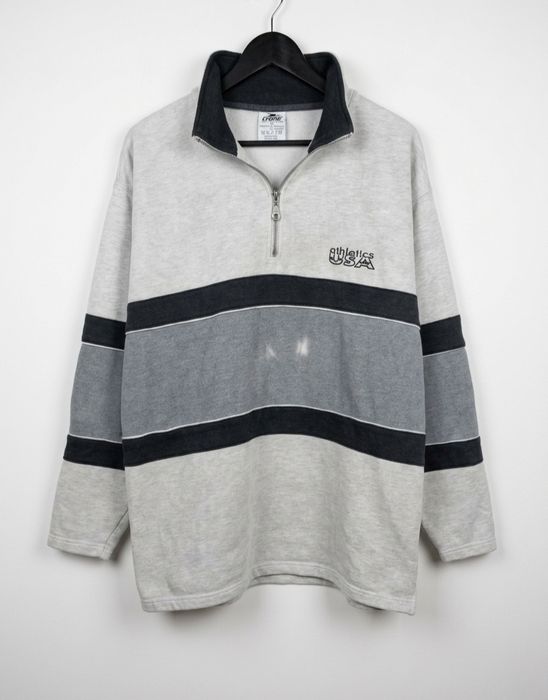 Винтажный свитшот Crane Sports «Athletics USA» / Zip-pullover XL