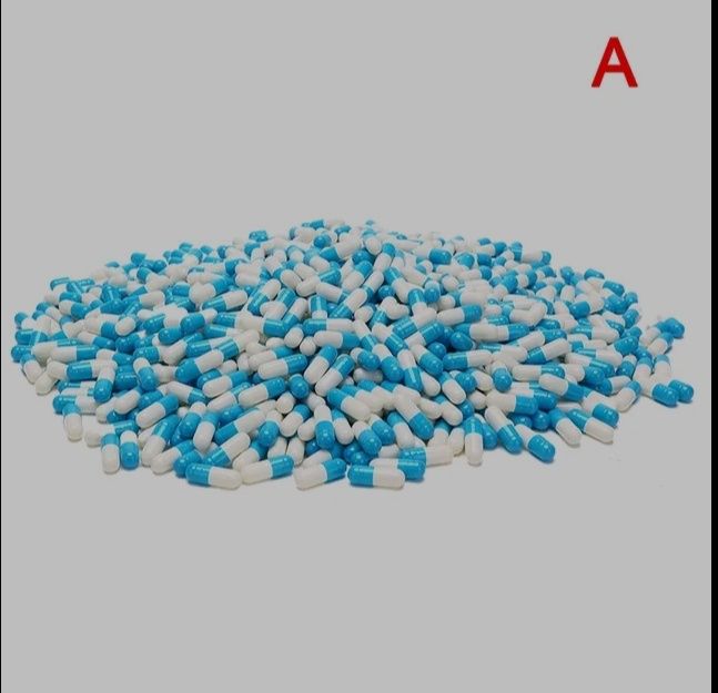 Натуральні, желатинові, веганські капсули,розміру #000,#00,#0,#1,#2,#3