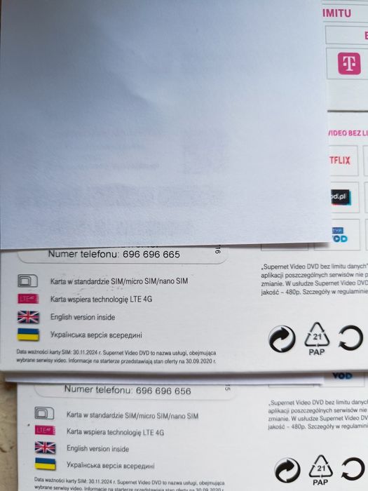 ZŁOTE NUMERY  696_696_ Złoty numer VIP para złotych numerów