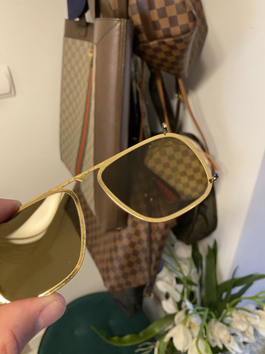 Louis Vuitton Satellite,LV okulary meskie przeciwsłoneczne zlote
