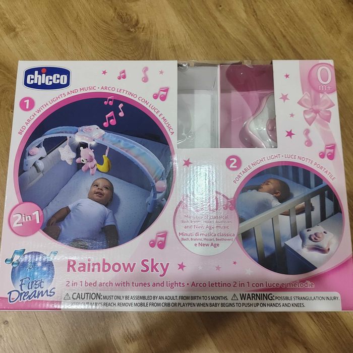 Luz de presença com música para bebé