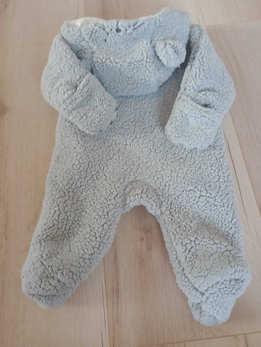 Kombinezon dla niemowlaka 74 szary 6-9miesiecy