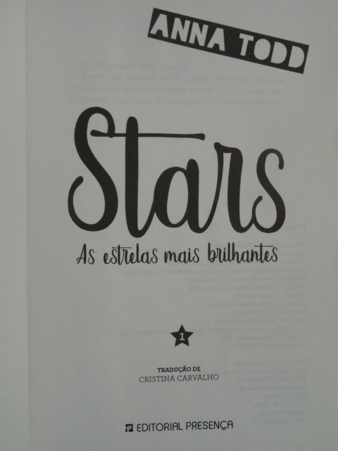 Stars - As Estrelas Mais Brilhantes de Anna Todd - 1ª Edição