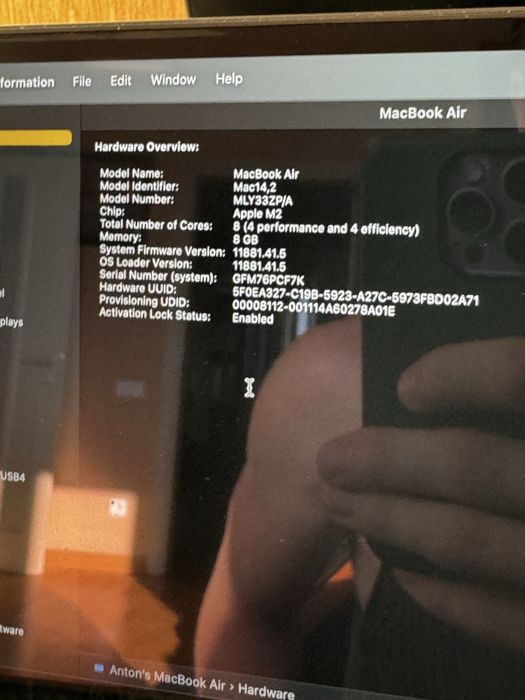 MacBook Air M2 8/256