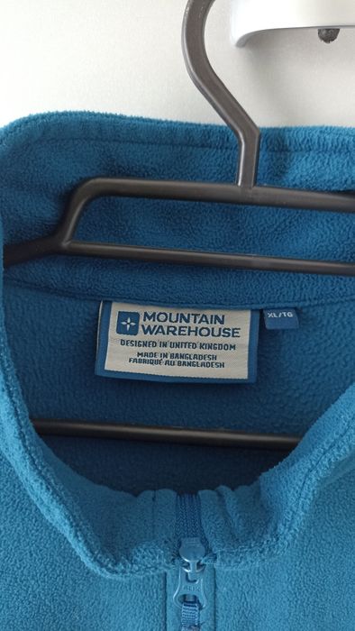 Polar męski bluza bez kaptura granatowy niebieski Mountain Warehouse