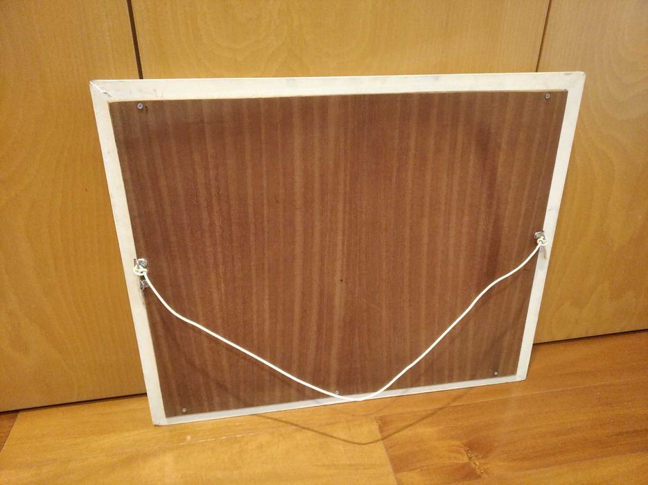 Moldura branca clássica vintage 59 x 48 cm