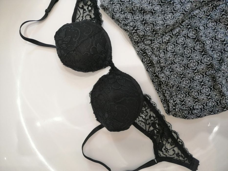 Zestaw Szorty do spania H&M + biustonosz CUBUS 75A