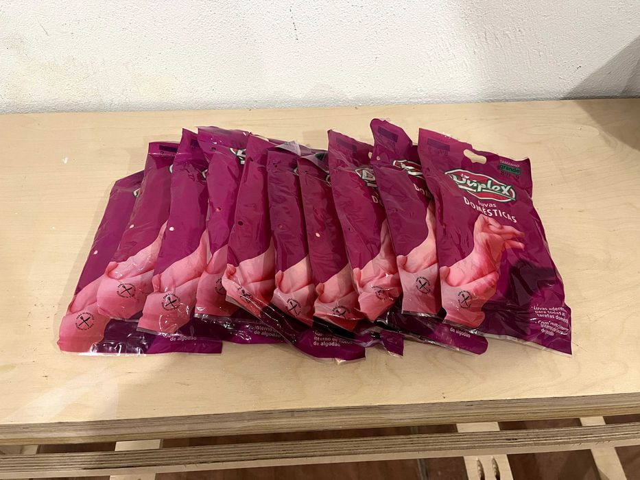 Conjunto de 10 pares de luvas domésticas