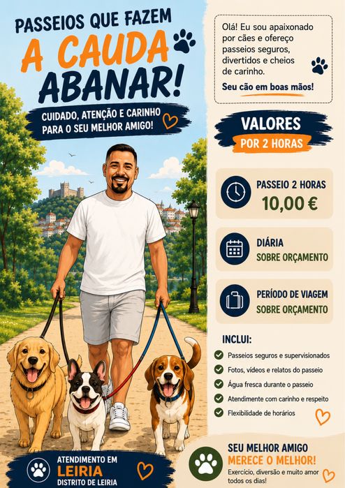 Passeios para o Seu melhor amigo Patudo