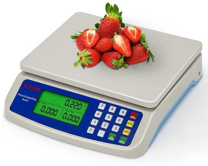 Balança digital de precisão 1g-30kg, Tab. 22x24cm