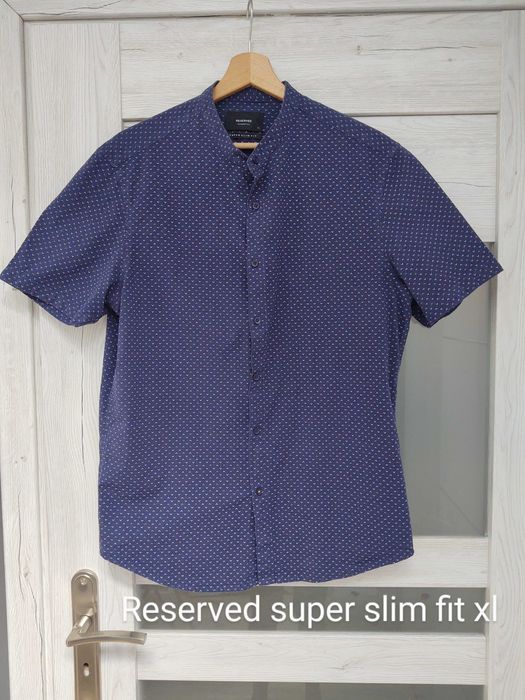 Męska koszula w delikatny wzór