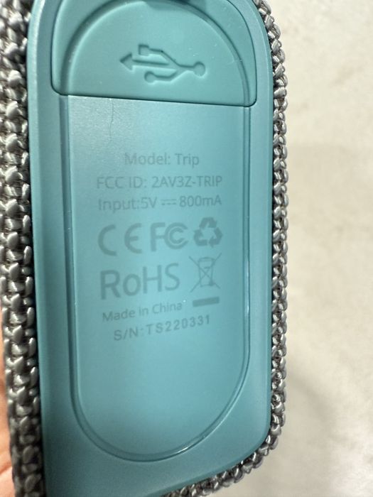 Бездротова портативна водонепроникна колонка Tronsmart Trip Grey