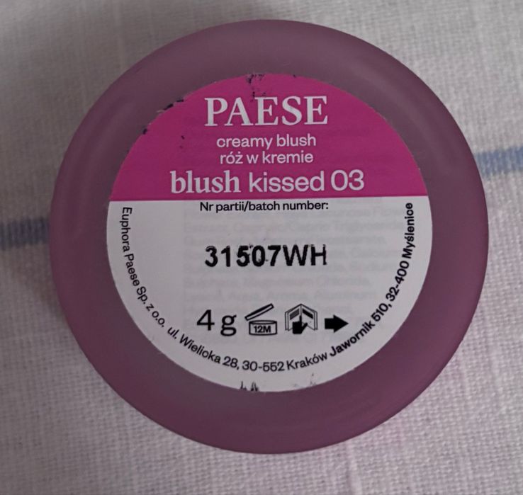 Румʼяна Paese Blush Kissed, відтінок 03