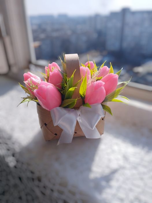 Мыло ручной работы Букетики