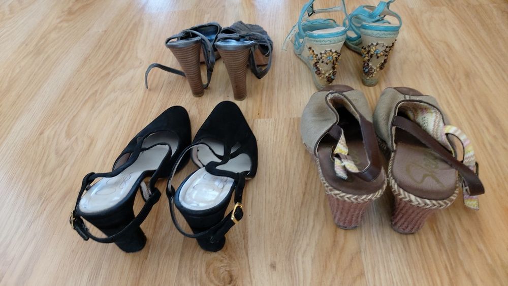 Buty bez pięty, sandałki 40