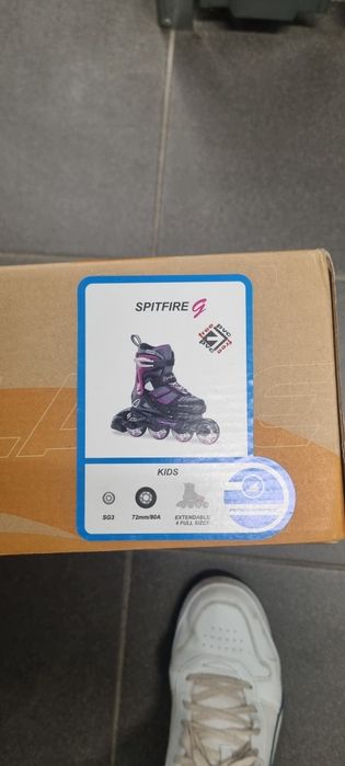 Rolki Rollerblade Spitfire G - Black/Purple