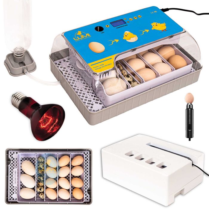 INKUBATOR AUTOMATYCZNY LUMI 20 wylęgarka do różnych rodzajów JAJ