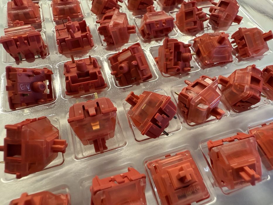 Свитчи переключатели малина Nuphy Raspberry