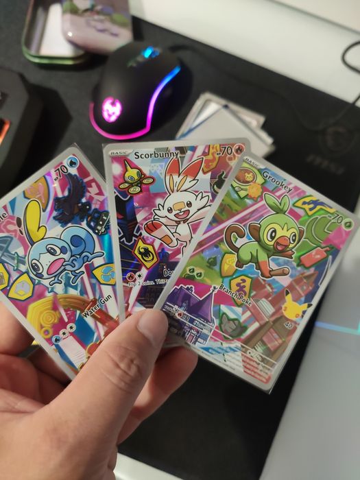 Cartas Pokémon Trio de Galar