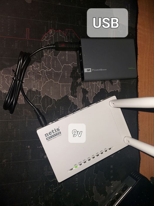 Input USB = 12v  output