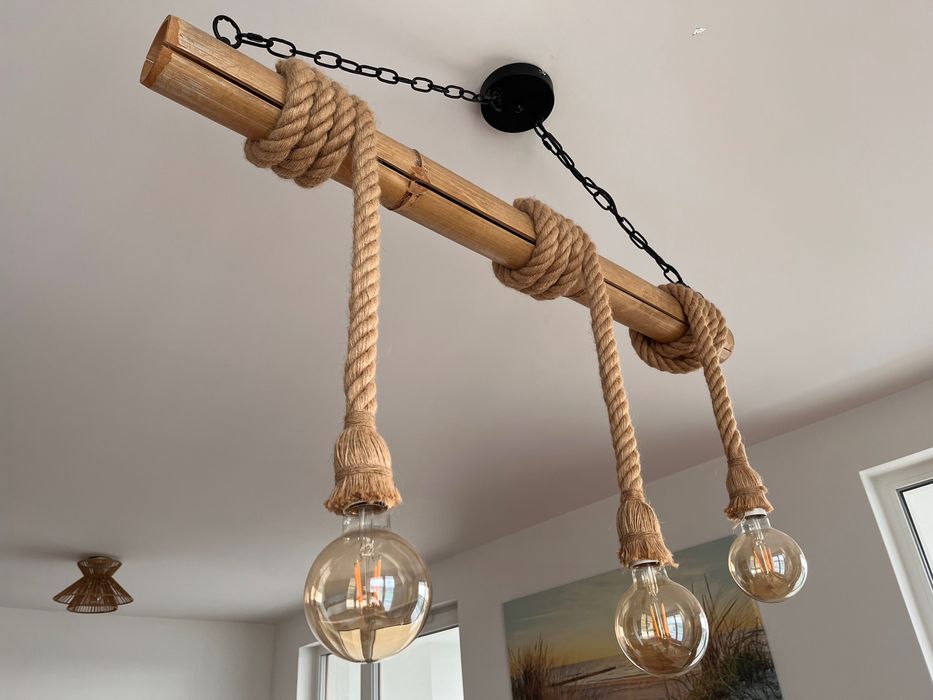 Lampa wisząca w stylu boho