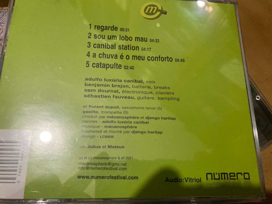 cd musica portuguesa anibal luxuria canibal colectane nortesul presson