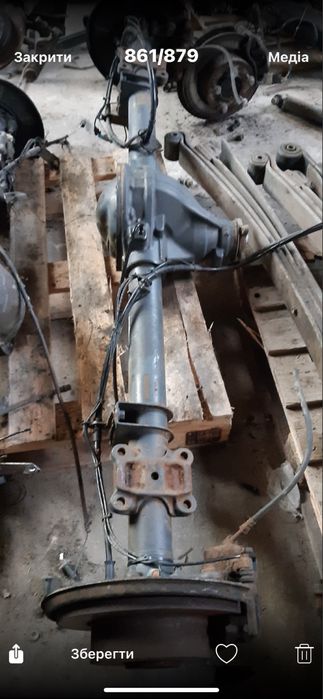 Задні мости Mercedes Sprinter W906,W907 спарка, та однокатткові