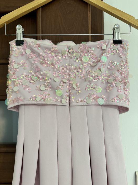 Sukienka Asos XS / 34 Pudrowy Róż