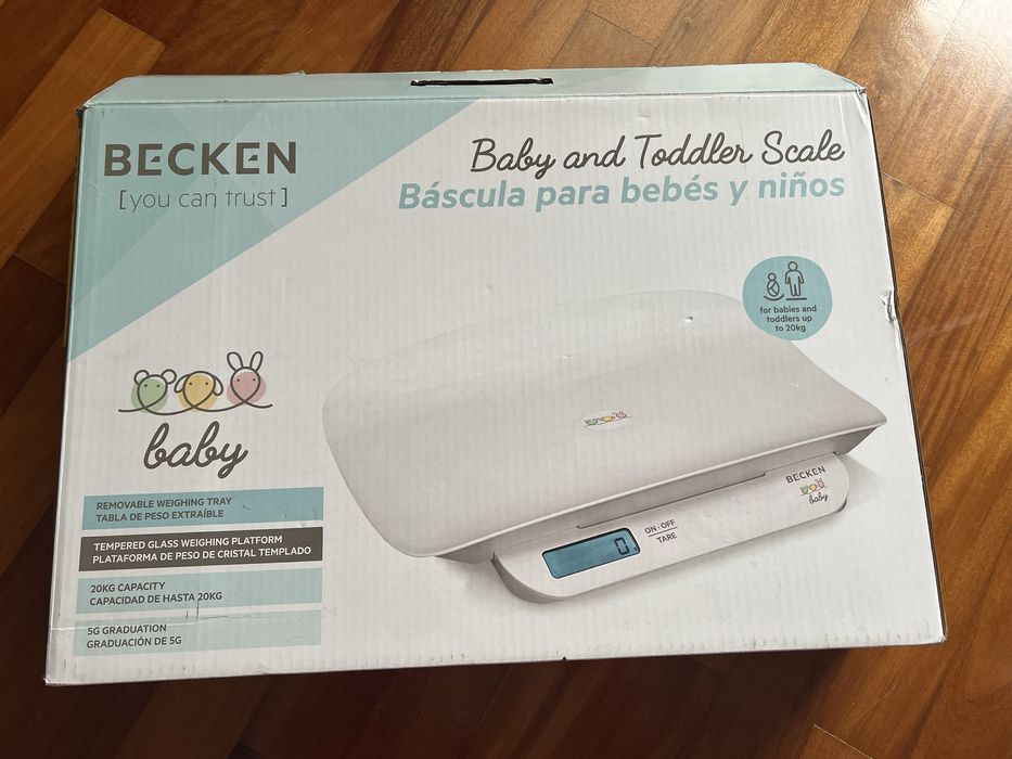 Balança digital para bebé da marca Becken