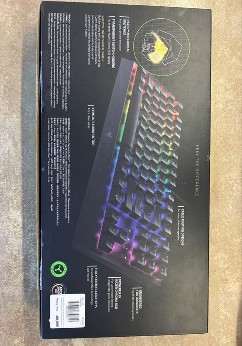 Teclado Gaming | Razer Blackwidow v3 (tenkeyless)