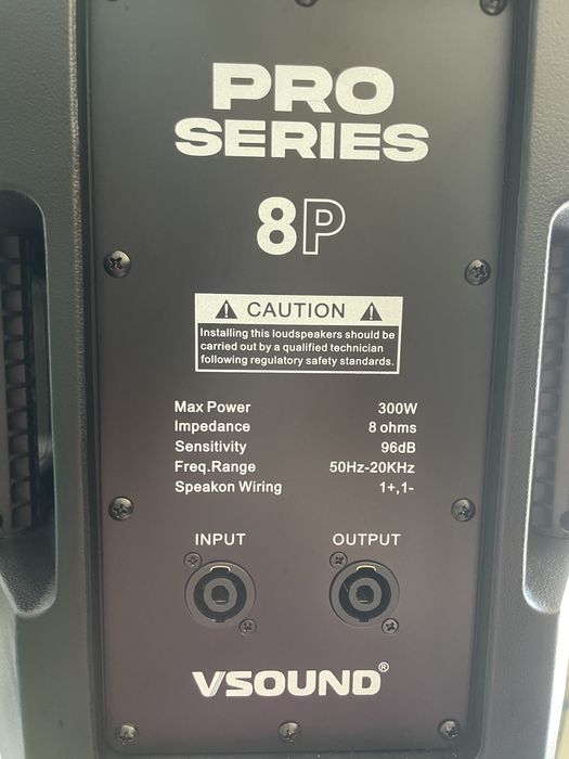 Sistema de PA / colunas 600W