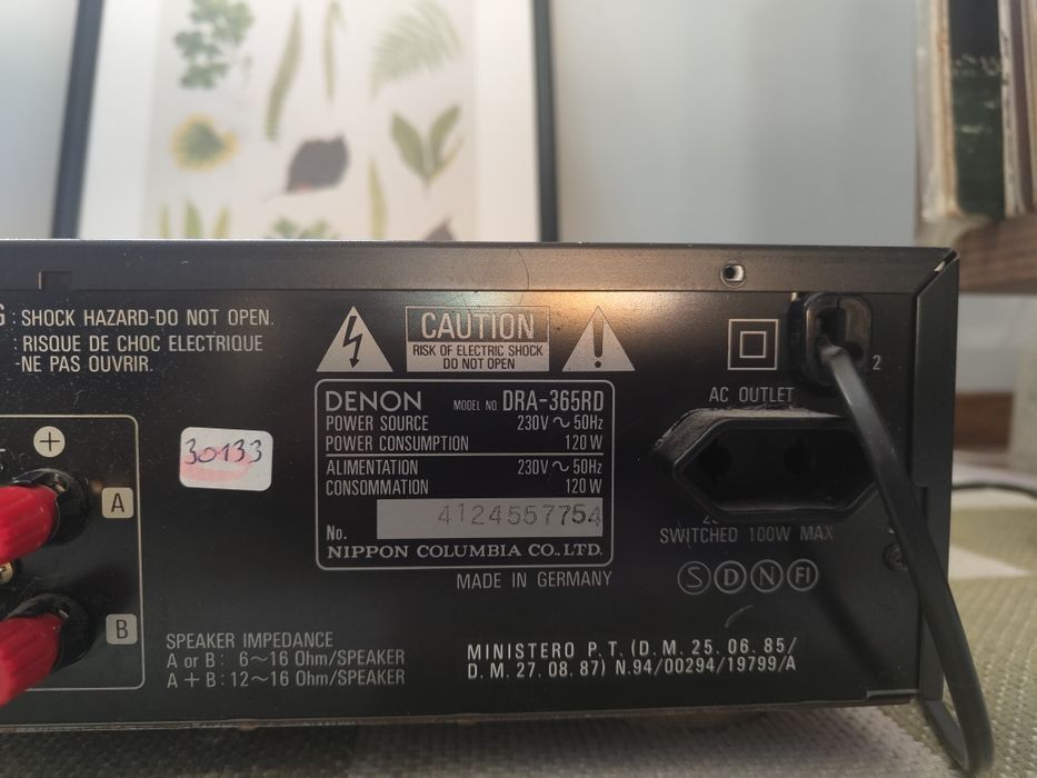 Receiver Denon DRA-365RD
