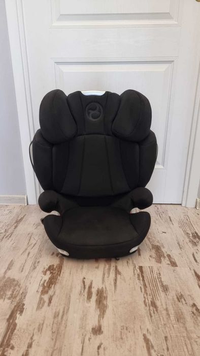 Cybex Platinum Solution Q3-Fix ISOFIX – czarny, stan wzorowy, 15-36 kg