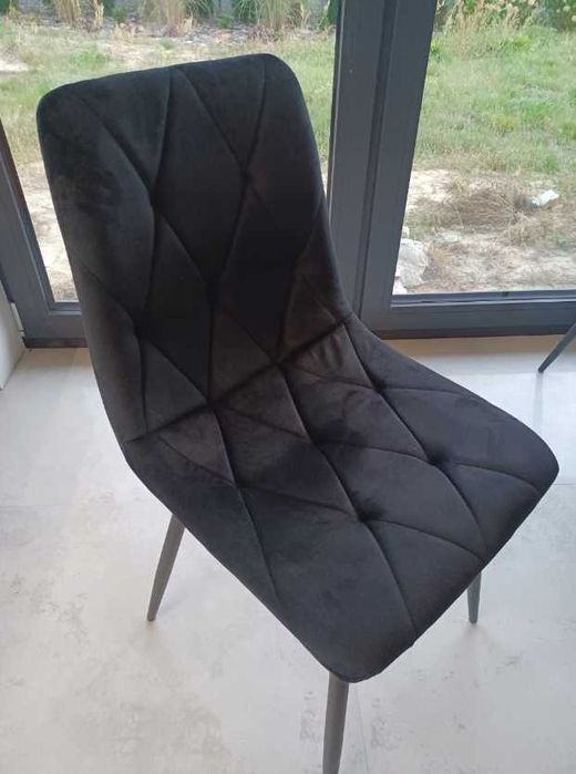 Крісло Велюр, Стілець скандинавський Piado стул лофт (чорний, бежевий)