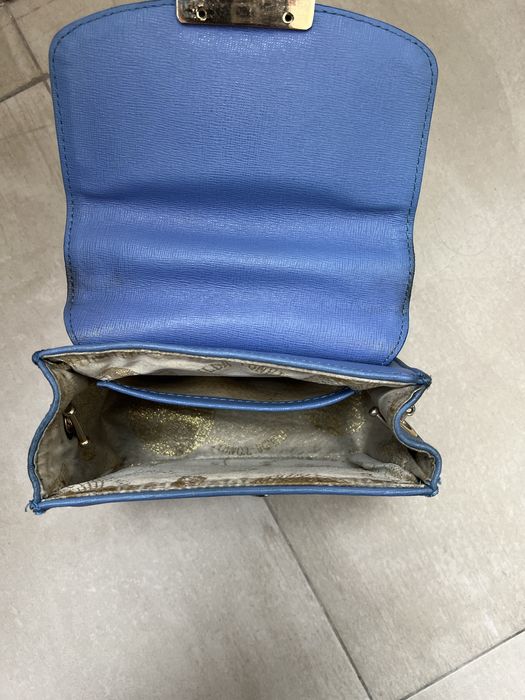 Bolsa pequena de cor azul