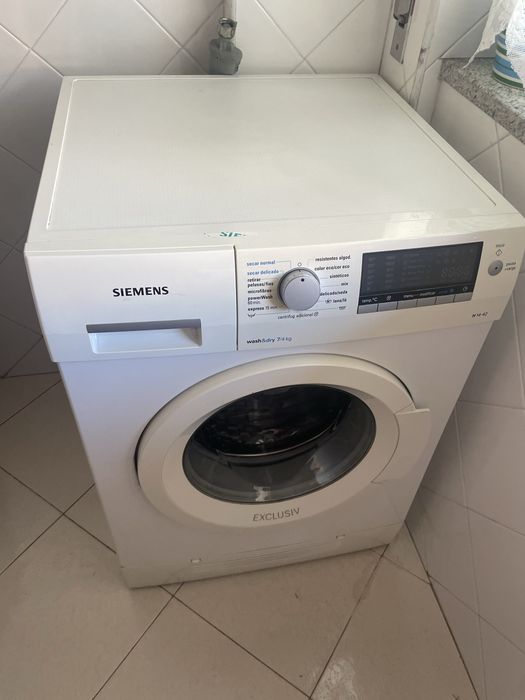 Maquina Avariada de lavar e secar Siemens