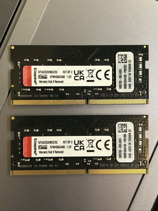 Оперативна пам'ять Kingston Fury Impact DDR4 32 Gb для ноутбука