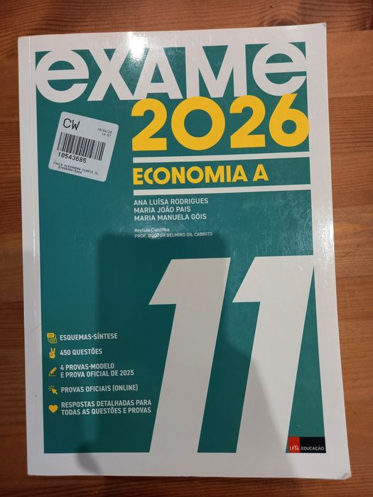 Livros de exames Económica 11°ano