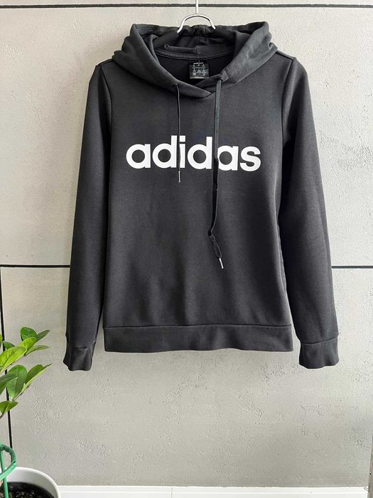 Bluza damska Adidas Essentials Linear rozmiar XS black hoodie