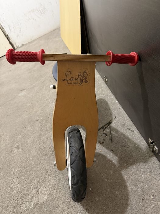 Rowerek biegowy drewniany dwukołowy 10”