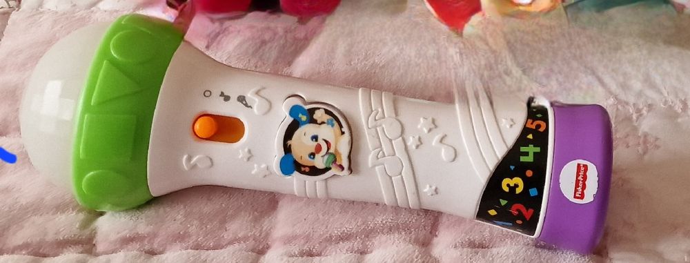Brinquedo microfone da Ficher-Price