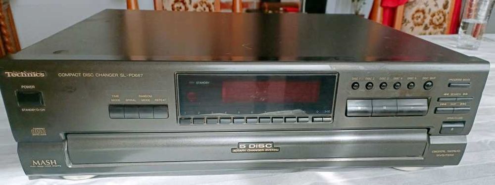 Technics Sl-pd687 zmieniarka Cd z defektem